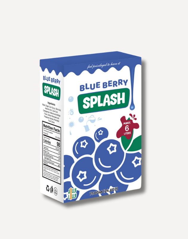 Blue Berry Flavor Splash Juice (750GM)